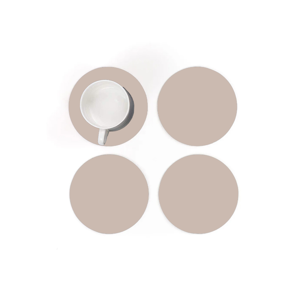 AD Juego De 6 Posavasos Para Absorber Bebidas, Redondos, De Cerámica